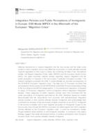 Integration Policies and Public Perceptions of Immigrants in Europe: ESS Meets MIPEX in the Aftermath of the European “Migration Crisis"