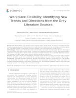 Workplace Flexibility: Identifying New Trends and Directions from the Grey Literature Sources