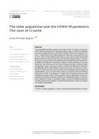 The older population and the COVID-19 pandemic: The case of Croatia